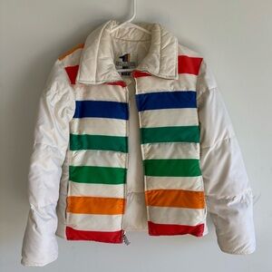 Vintage Number 1 Sun Ski‎ Jacket Rainbow size Medium